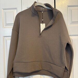 NWT Calia Soft Scuba Quarter Zip